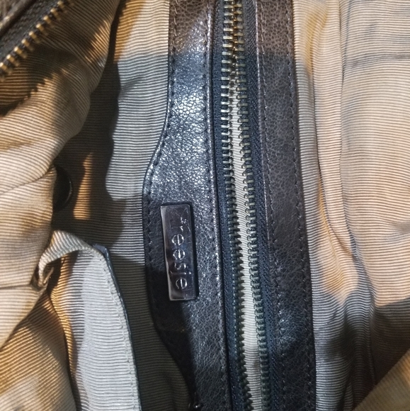 Treesje Large Leather Hobo Bag - Pewter - Picture 7 of 7